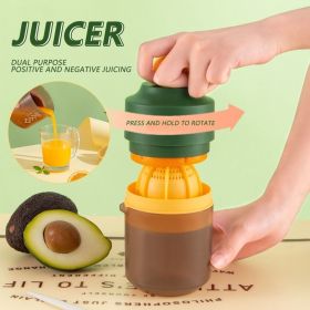 Manual Juicer Citrus Juicer Mini Portable Manual Lemon Squeezer Lime Orange Juicer Homemade DIY Fruit Orange Separating Juicer Fruit Separator Not Spl