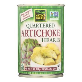 Native Forest Quartered Artichoke Hearts - Case of 6 - 14 oz.