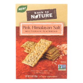 Back To Nature Multigrain Flatbread - Pink Himalayan Salt - Case of 6 - 5.5 oz