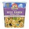 Dr. McDougall's Vegan Miso Ramen Soup Big Cup with Noodles - Case of 6 - 1.9 oz.