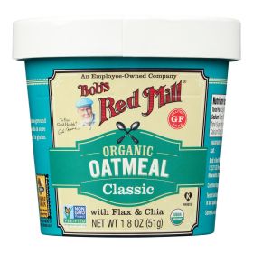 Bob's Red Mill - Oatmeal - Organic - Cup - Classc - Gluten Free - Case of 12 - 1.8 oz