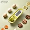 1pc Olive Green Multi-Functional Hand Juicer Lemon Squeezer Juice Squeezer Lemon Peel Wiper 3-in-1 Kitchen Accessories