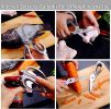 Kitchen Scissors Kitchen Shears Come Apart Multi Function Stainless Steel Cooking Scissors with Comfortable Non Slip Handle