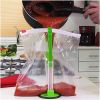 1pc Baggy Rack Holder For Food Prep Bag/Plastic Freezer Bag/Ziplock Bag Holder Stand, Meal Planning/prep Bag Holders