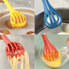 1pc; Multifunctional 3-in-1 Egg Whisk Food Holder Noodle Holder Baking Tool Egg Stirrer Manual Whisk 1 Pack 11.02''âˆšÃ³2.76''