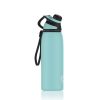 Healter 20oz Leakproof Free Drinking Water Bottle with Spout Lid for;  600ml Stainless Steel Sports Water Bottle for Fitness;  Gym and Outdoor Sports