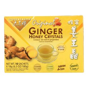 Prince of Peace Ginger Honey Crystals - 10 Tea Bags (SKU: 517953)