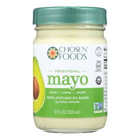 Chosen Foods Avocado Oil - Mayo - Case of 6 - 12 oz. (SKU: 1787381)