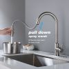 Stainless steel kitchen faucet