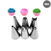 8/10/18PCS Silicone Pastry Bag Tips Kitchen Cake Icing Piping Cream Cake Decorating Tools Reusable Pastry Bags Nozzle Set