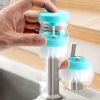 1pc/10pcs; Dish Brush With Soap Dispenser; For Dishes Pot Pan Kitchen Sink Scrubbing; Kitchen Gadgets; Kitchen Stuff; Kitchen Accessories; Home Kitche